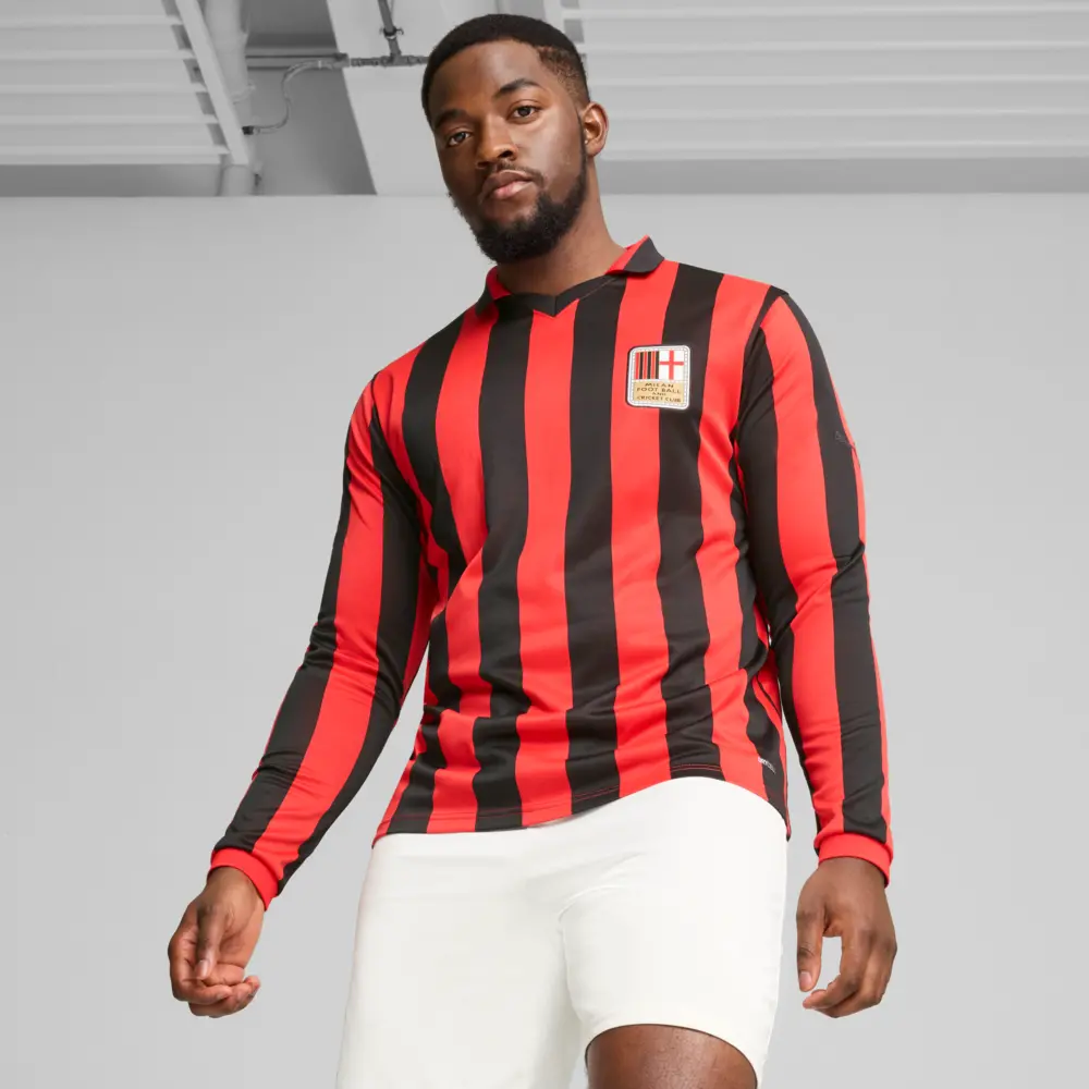 Áo Puma AC Milan 125th Anniversary Jersey ‘Red Black’ 775052-04 - Ảnh 5