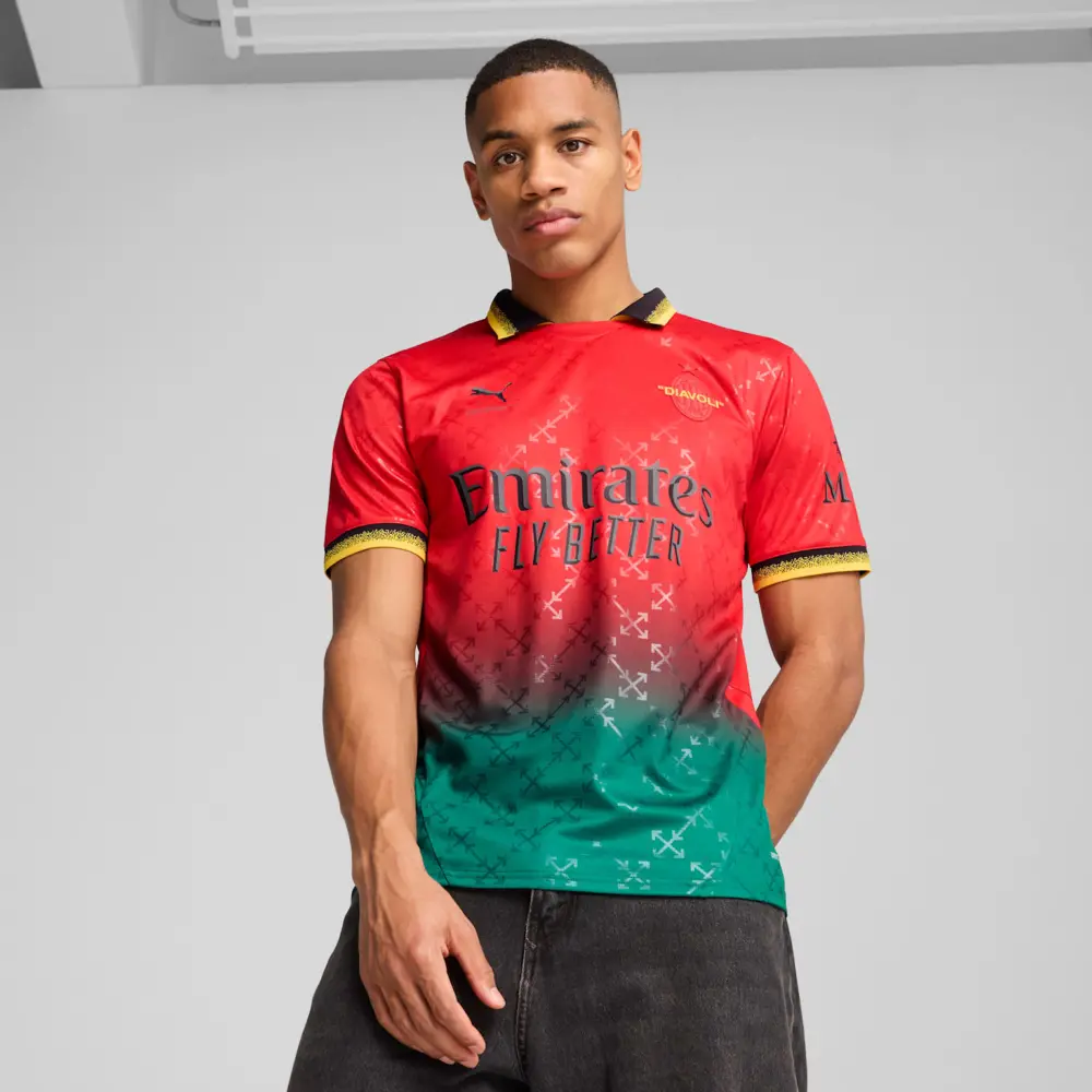 Áo Puma Ac Milan x Off-White™ Jersey ‘For All Time Red’ 783001-02 - Ảnh 5