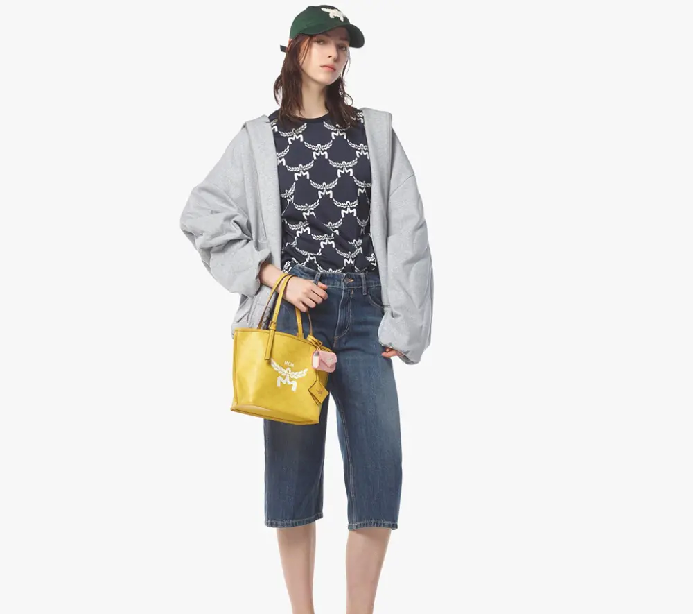 Túi MCM Himmel Shopper 'Yellow' MWPESAC02Y9001 - Ảnh 3