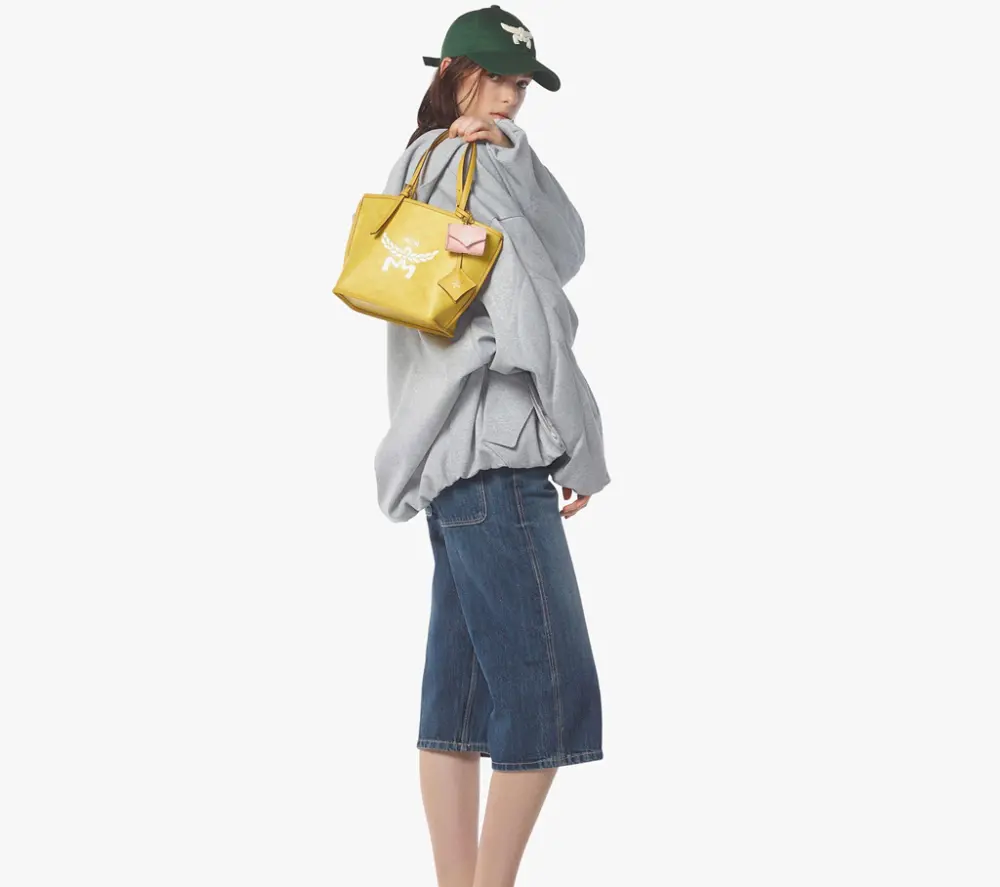 Alternative view of Túi MCM Himmel Shopper 'Yellow' MWPESAC02Y9001