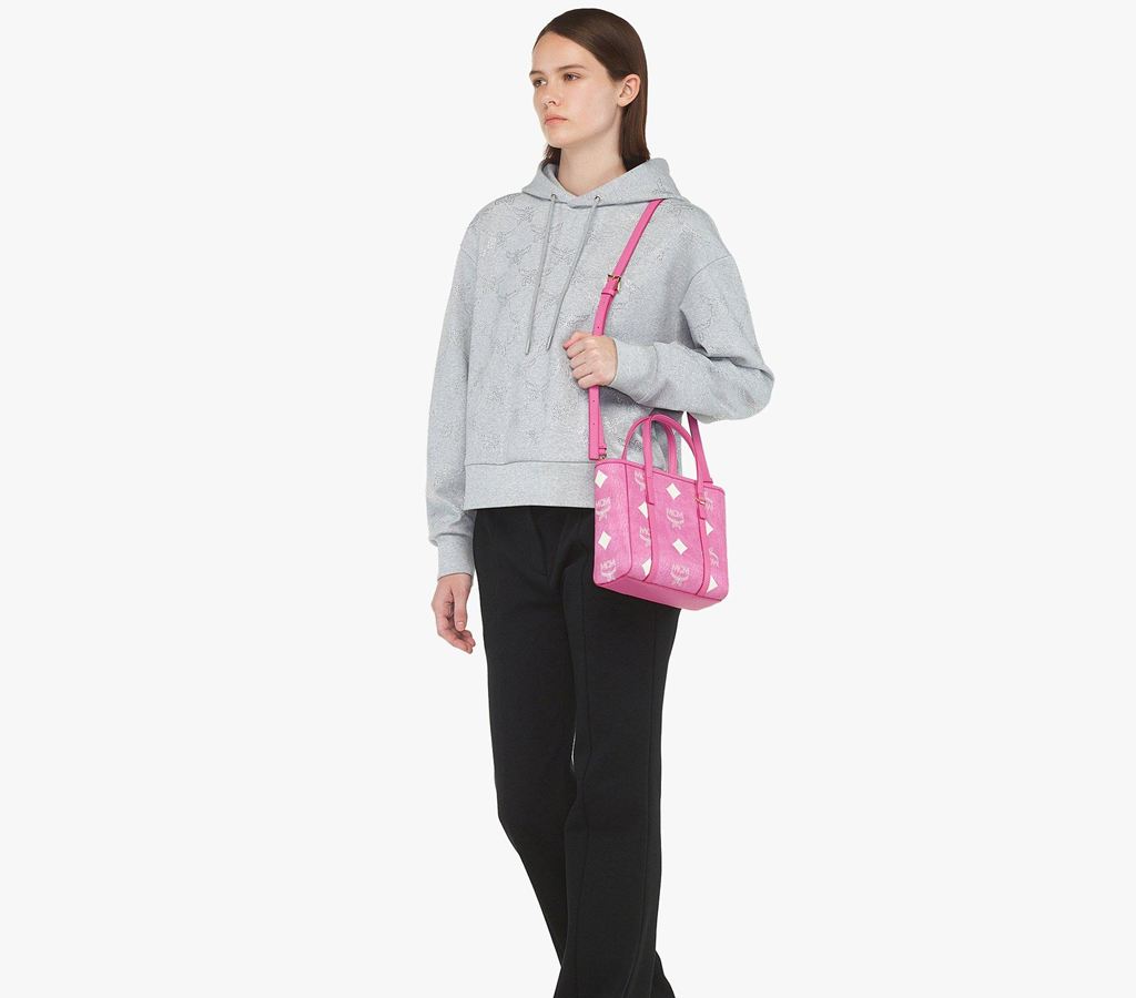 Túi MCM Toni Top-Zip Shopper 'Pink' MWPEATA03P9001 - Ảnh 3