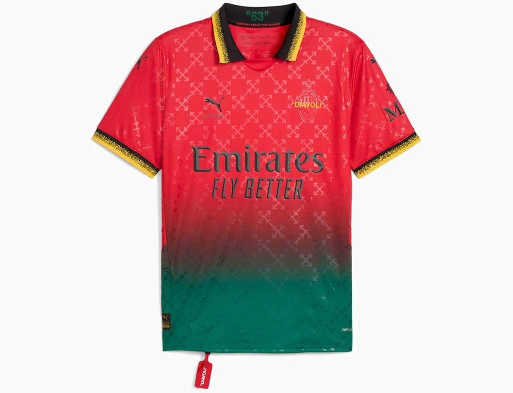 Áo Puma Ac Milan x Off-White™ Jersey ‘For All Time Red’ 783001-02