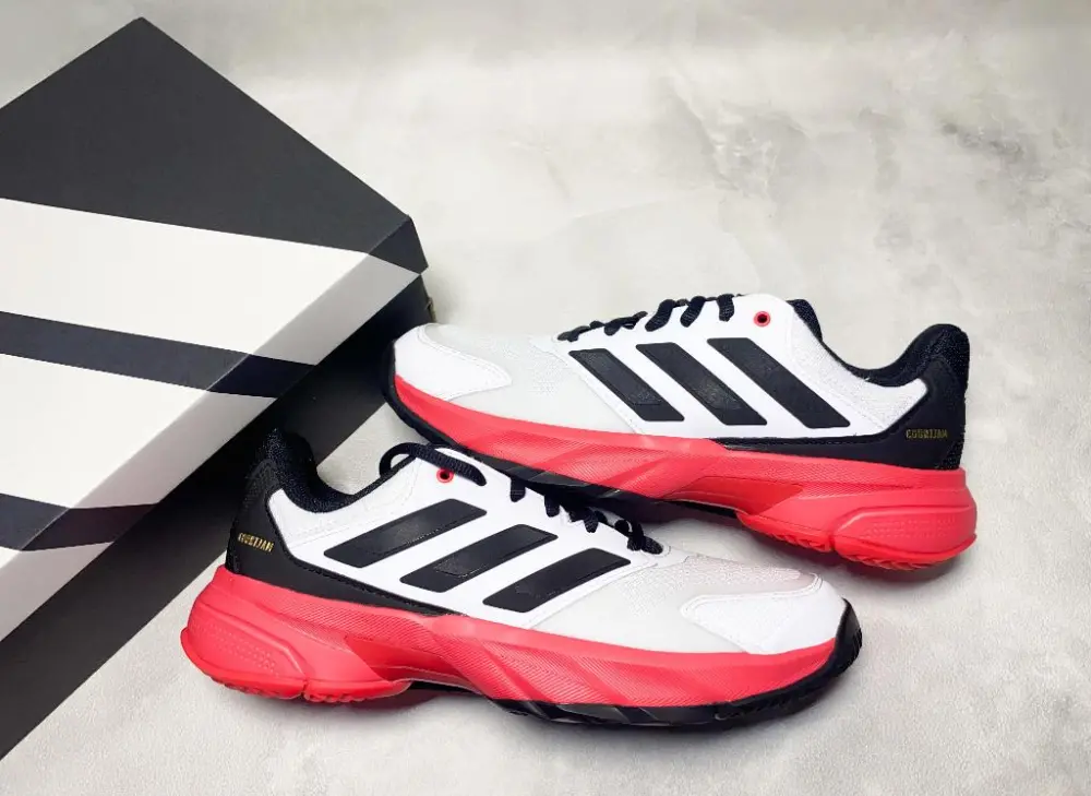 Alternative view of Giày Adidas Courtjam Control 3 Tennis ‘White’ IH3092