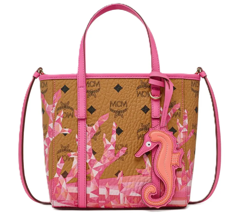 Túi MCM Toni Top-Zip Shopper 'Cognac Pink' MWPFSMT01Q1001