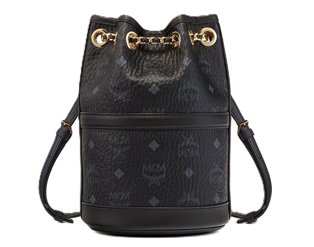 Túi MCM Aren Calfskin Trim Bucket 'Black' MWKDATA01BK001
