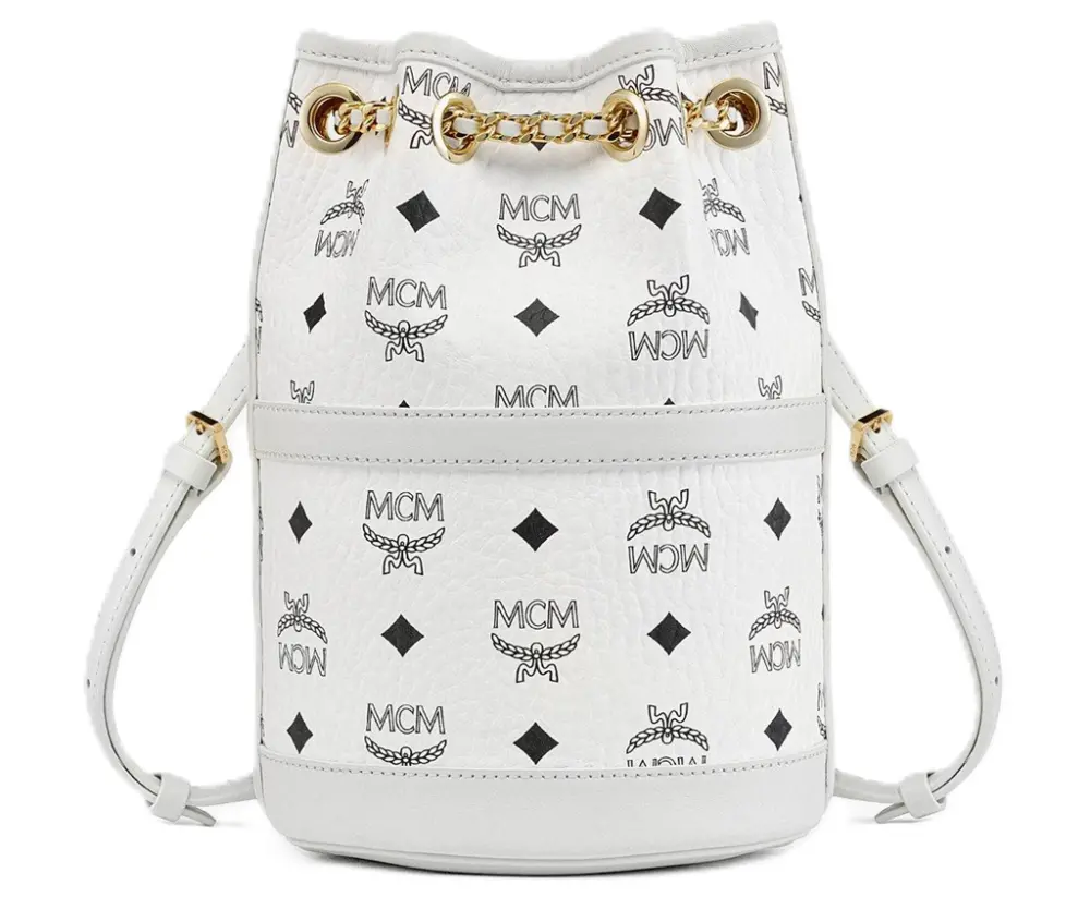Túi MCM Mini Aren Chain 'White' MWKDATA01WT001