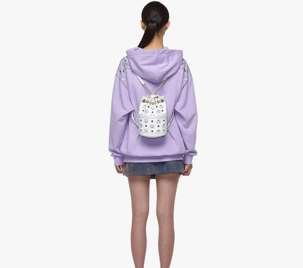 Alternative view of Túi MCM Mini Aren Chain 'White' MWKDATA01WT001