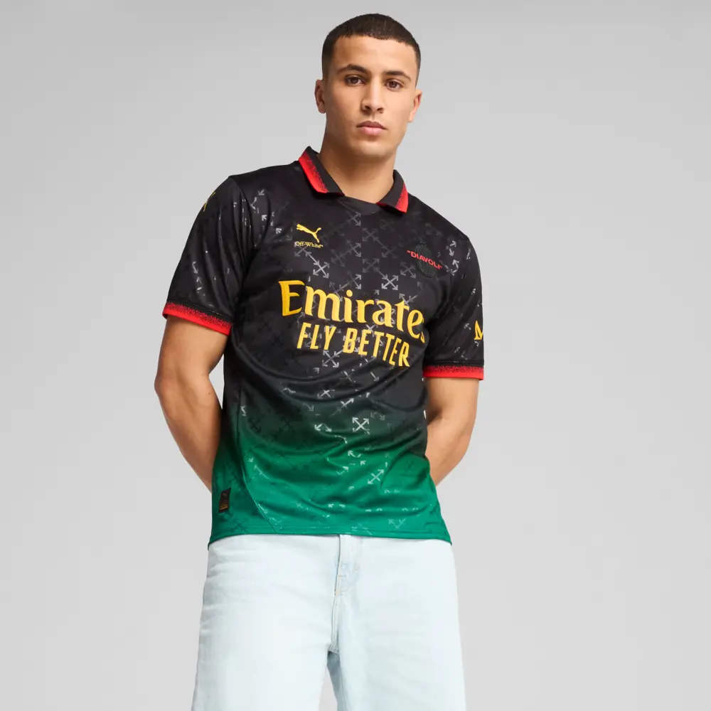Áo Puma Ac Milan x Off-White™ Jersey ‘Black’ 783001-01 - Ảnh 4