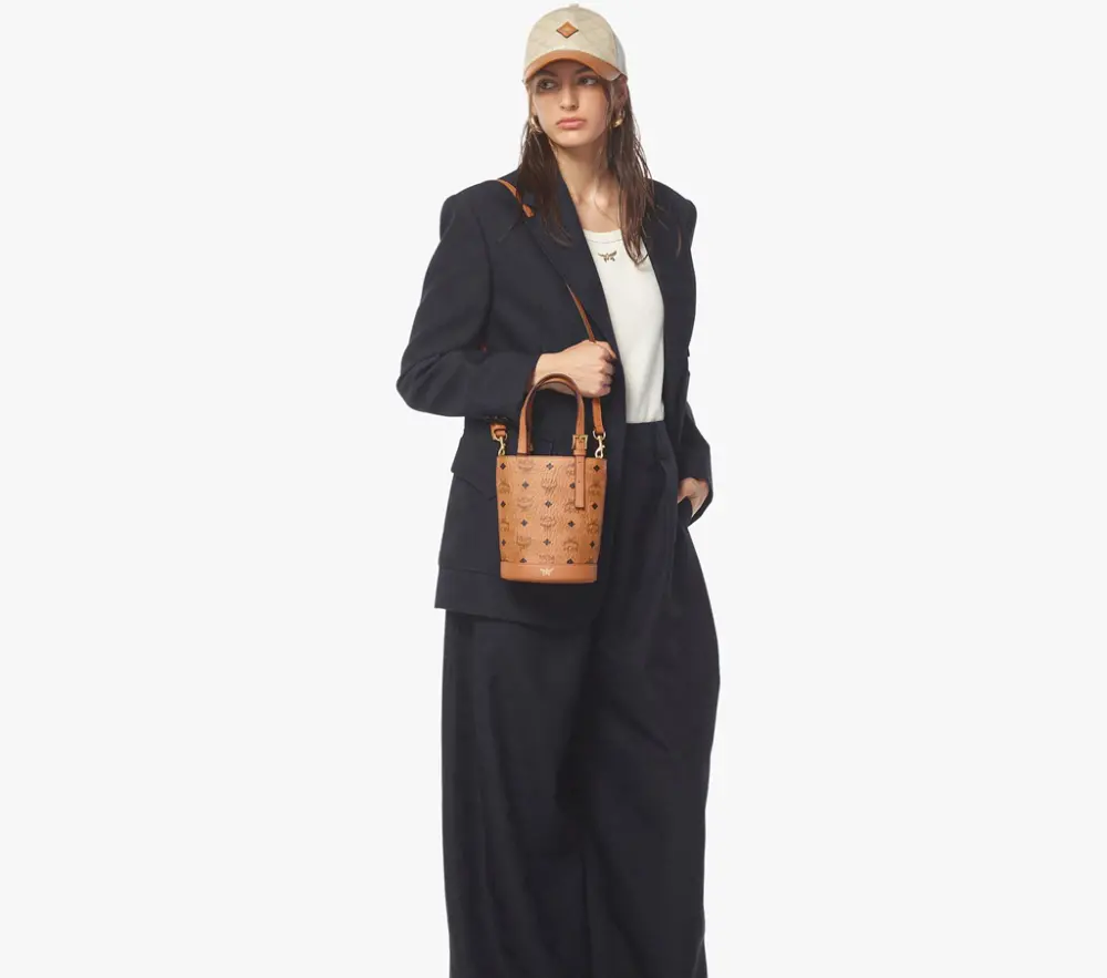 Alternative view of Túi MCM Aren Bucket Tote 'Cognac' MWTEATA01CO001