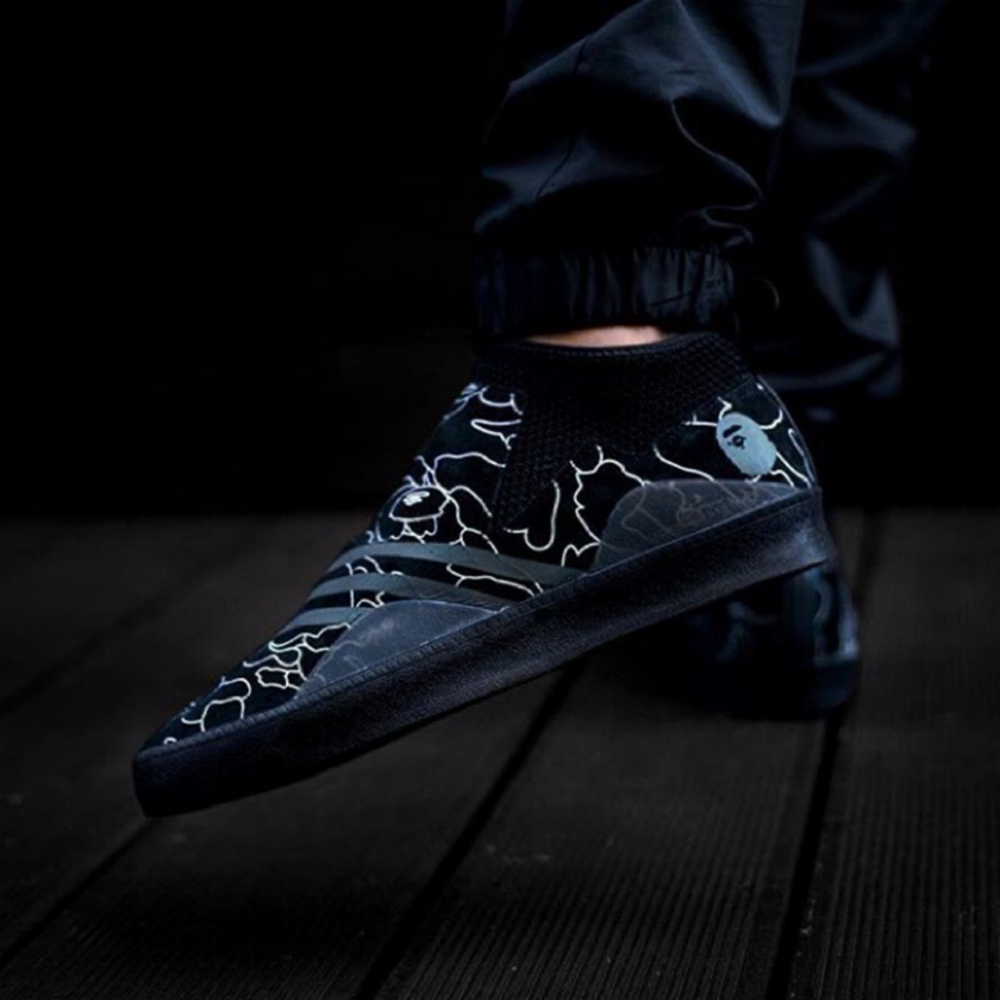 Alternative view of Giày Adidas A Bathing Ape x 3ST.002 ‘Core Black’ DB3003