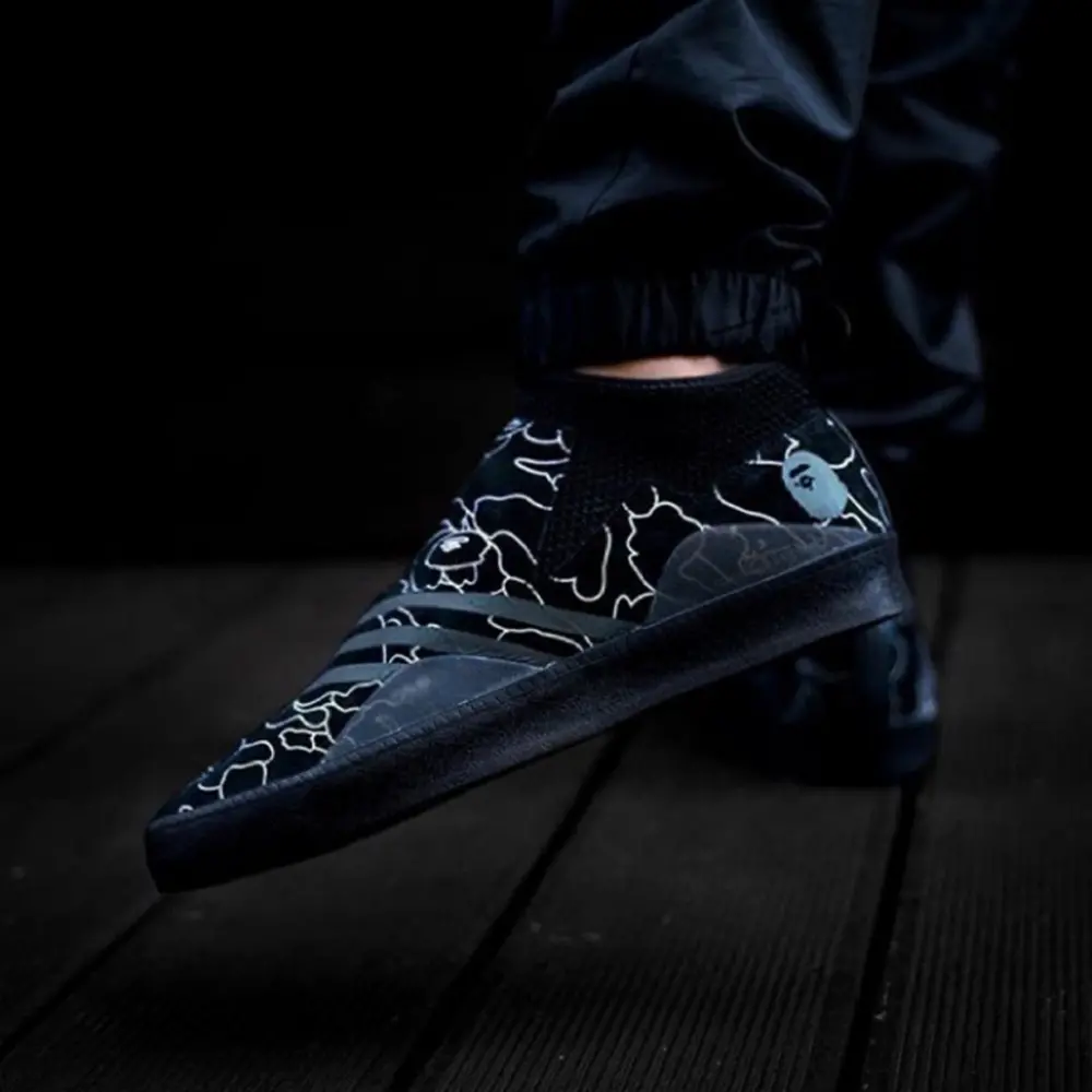 Alternative view of Giày Adidas A Bathing Ape x 3ST.002 ‘Core Black’ DB3003