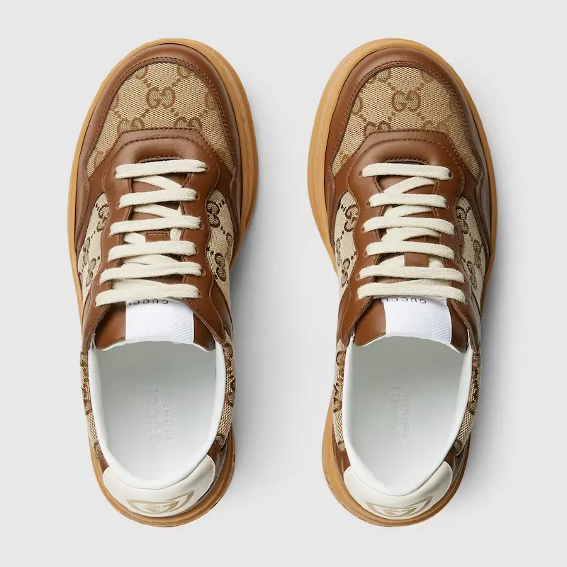 Giày Gucci GG Trainer ‘Beige And Ebony’ 676092-UPG20-2866 - Ảnh 4