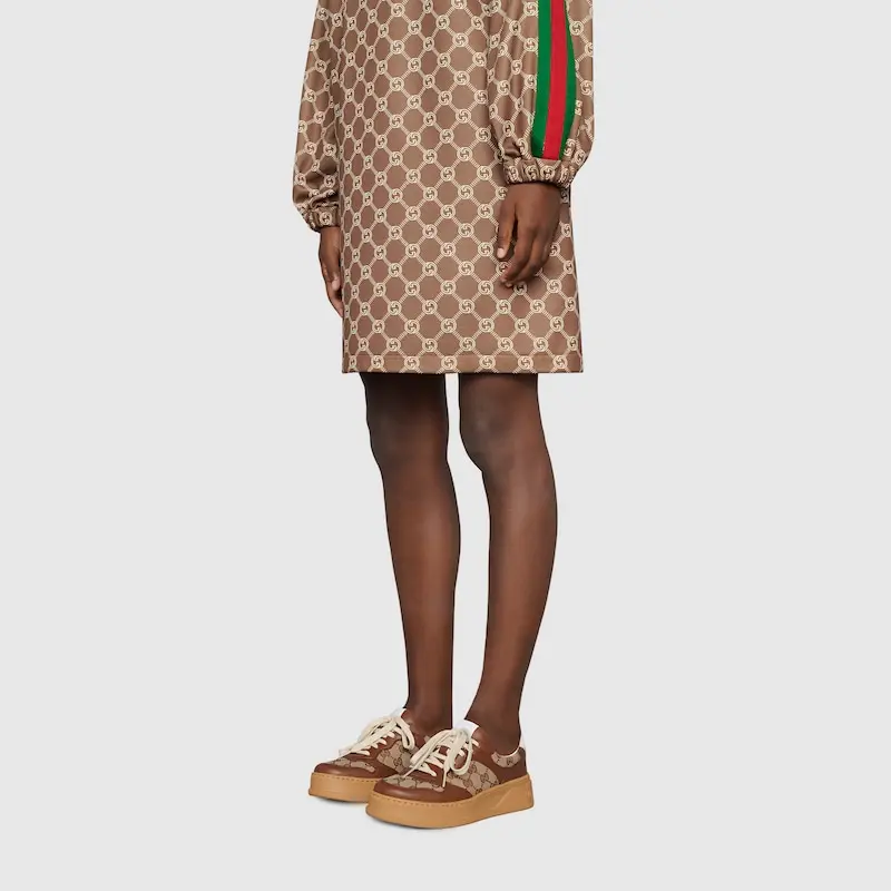 Giày Gucci GG Trainer ‘Beige And Ebony’ 676092-UPG20-2866 - Ảnh 3