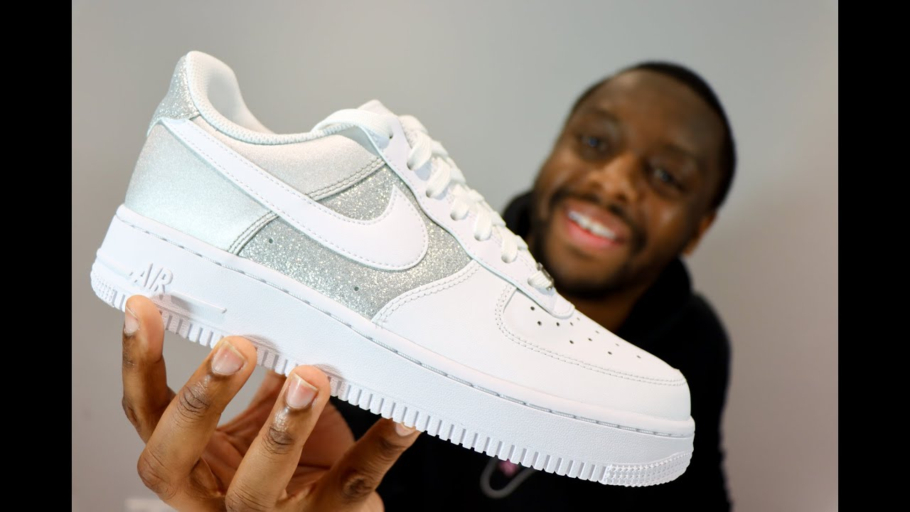 Giày Nike Air Force 1 Low White Metallic Silver DD6629-100 - Ảnh 5