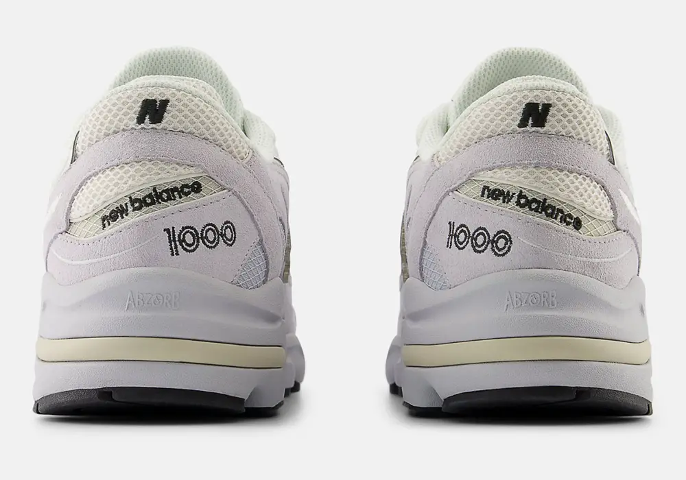 Giày New Balance 1000 ‘Pearl Grey Black’ M1000PSB - Ảnh 3