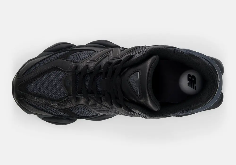 Giày New Balance 9060 ‘Triple Black’ U9060NRI - Ảnh 3