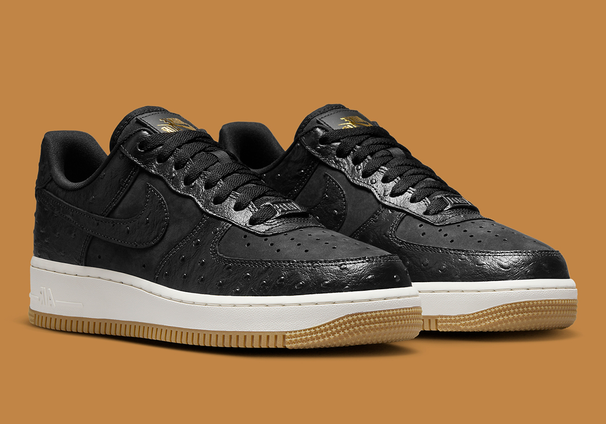 Giày Nike Air Force 1 Low ‘Black Ostrich’ DZ2708-002 - Ảnh 5