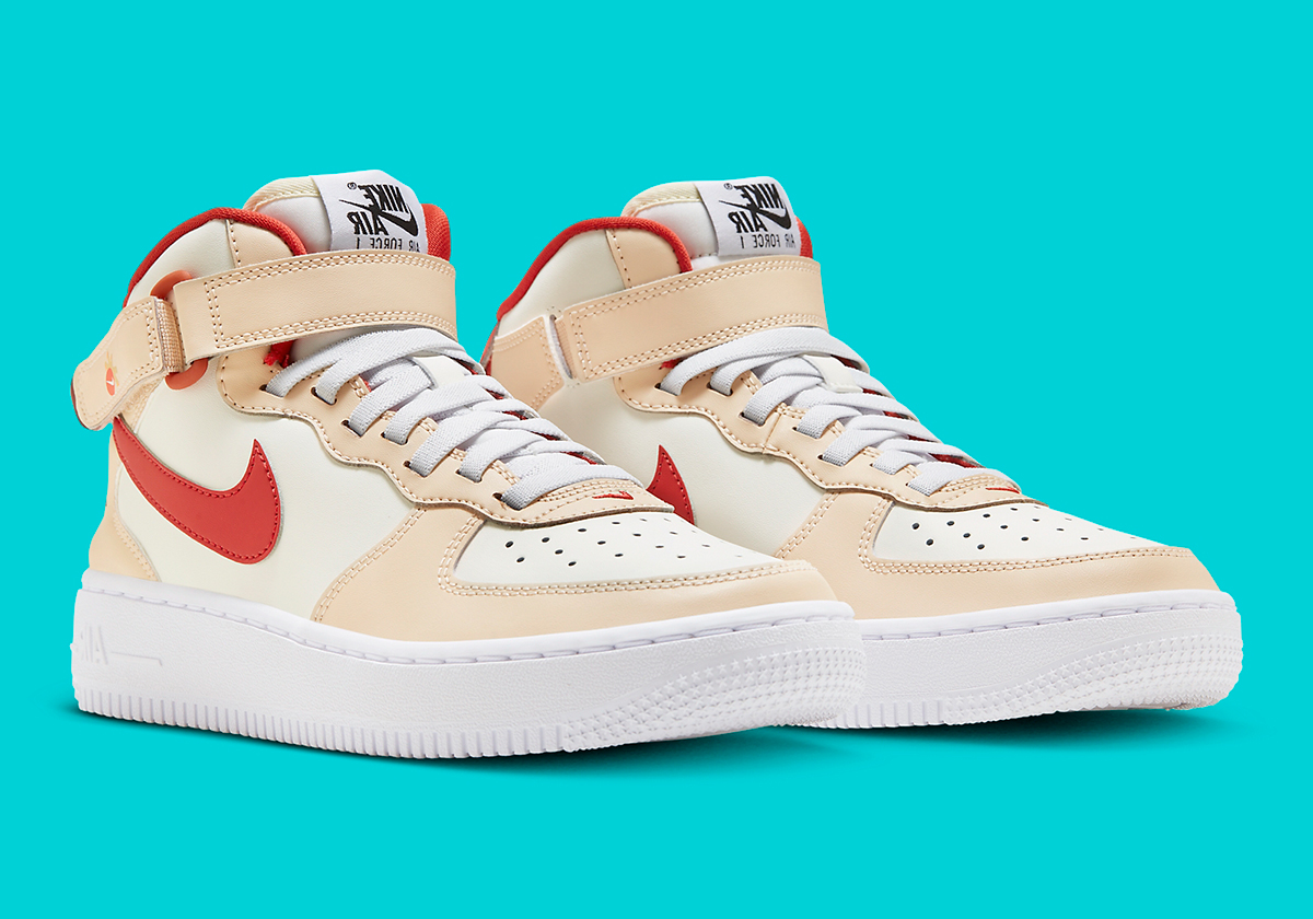 Giày Nike Air Force 1 Mid EasyOn GS ‘Year Of The Dragon’ FZ5521-161 - Ảnh 3