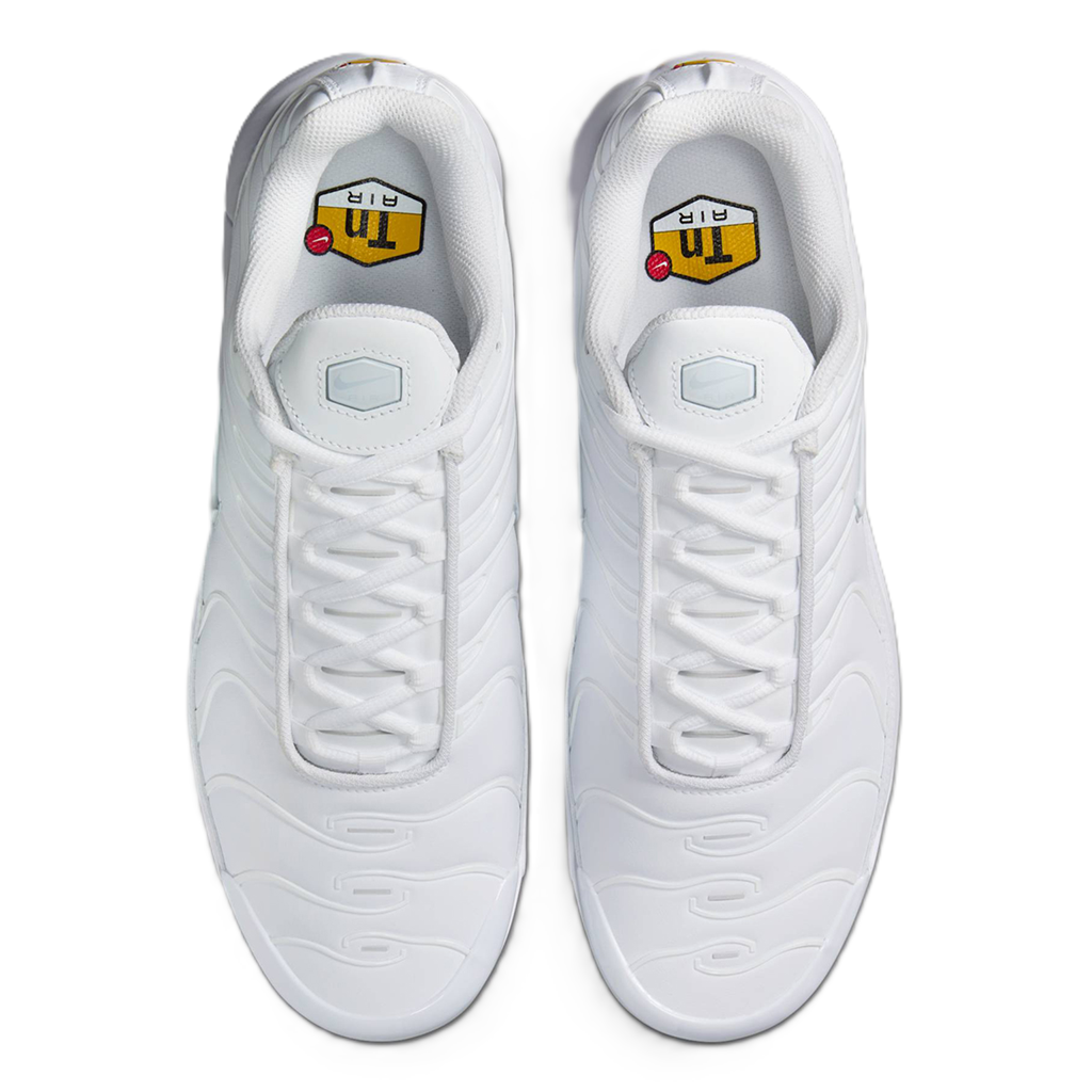 Giày Nike Air Max Plus Golf ‘Triple White’ FZ4150-100 - Ảnh 3