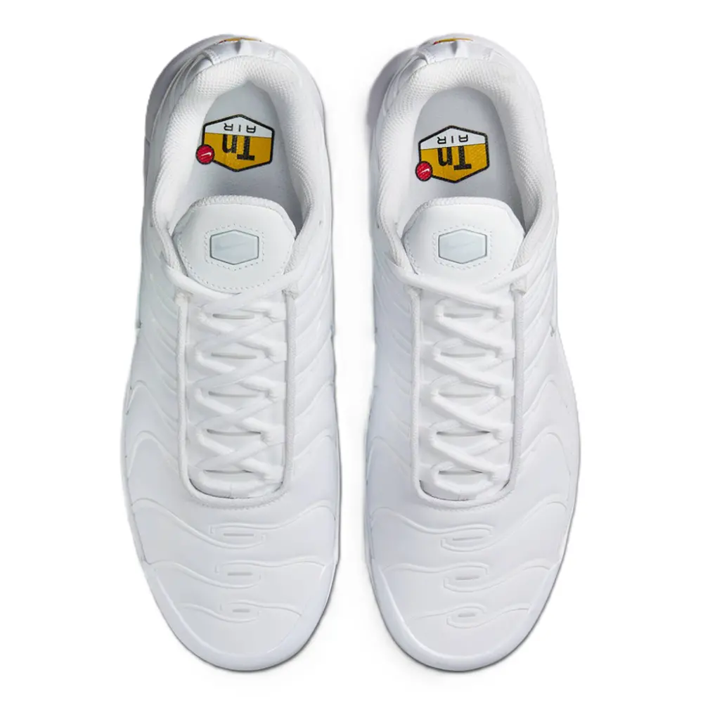 Giày Nike Air Max Plus Golf ‘Triple White’ FZ4150-100 - Ảnh 3