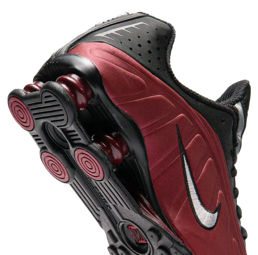 Giày Nike Shox R4 ‘Black Team Red’ AR3565-009 - Ảnh 4