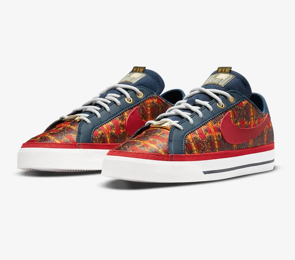 Giày Nike Serena Williams Design Crew x Wmns Court Legacy ‘Kente’ DM8472-400 - Ảnh 3