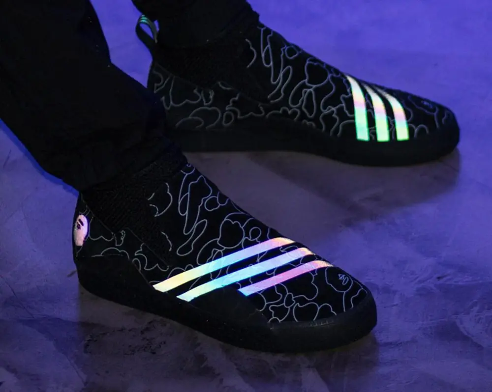 Giày Adidas A Bathing Ape x 3ST.002 ‘Core Black’ DB3003 - Ảnh 4
