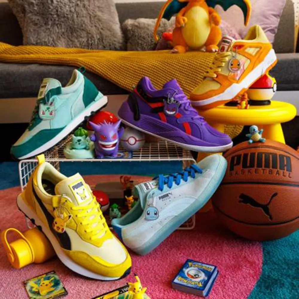 Giày Puma Suede ‘Pokémon Squirtle’ 387326-01 - Ảnh 5
