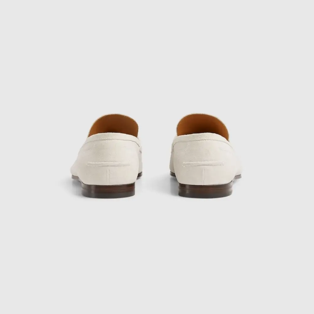 Alternative view of Giày Gucci Jordaan Loafer ‘Light Grey’ 406994-AADUN-9509