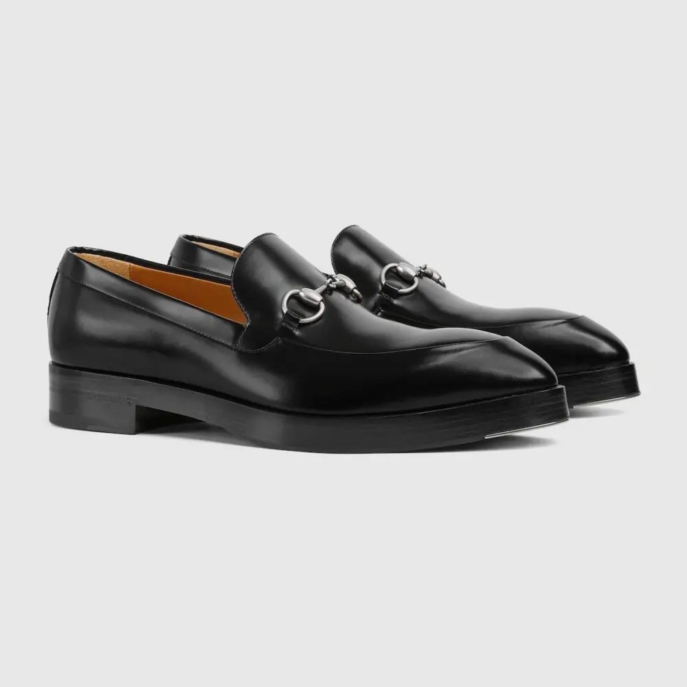 Giày Gucci Loafer With Horsebit ‘Black’ 812133-AAEAK-1000 - Ảnh 5