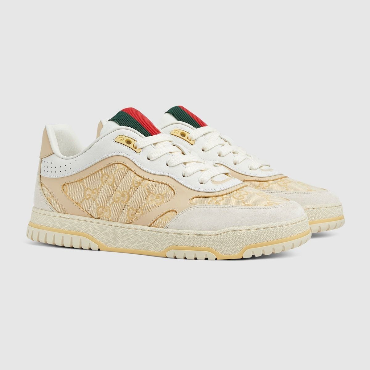 Giày Gucci Re-Web Trainer ‘Light Beige’ 824221-AADJA-9572 - Ảnh 4