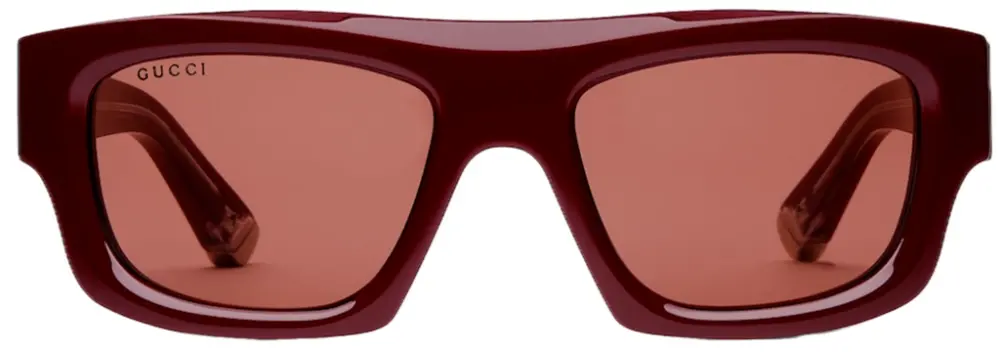 Kính Gucci Rectangular Frame Sunglasses ‘Red’ 823843-J0740-6023
