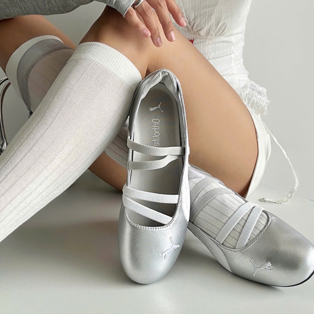 Giày Puma Speedcat ‘Ballet Silver’ 401581-01 - Ảnh 7