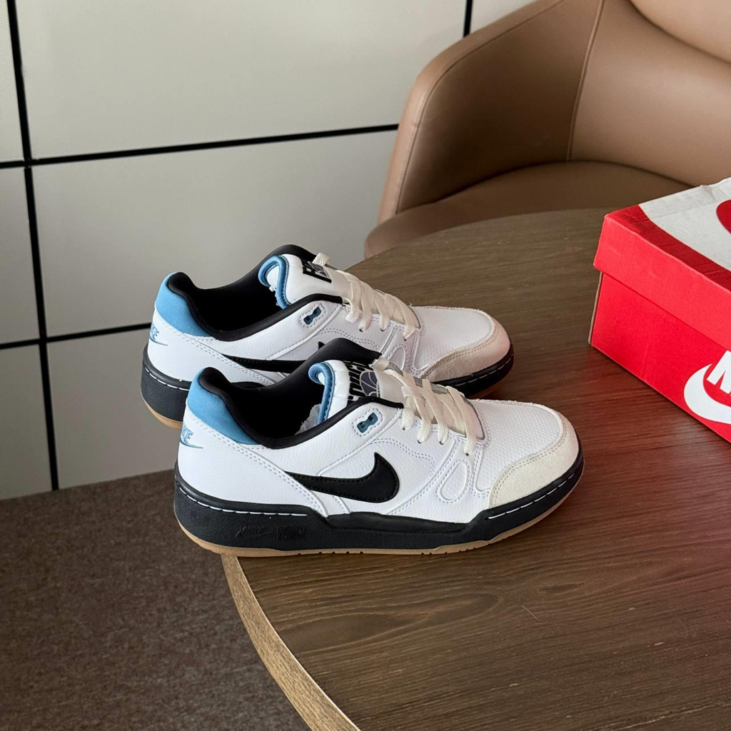 Alternative view of Giày Nike Full Force Low ‘White Black Aegean Storm’ HJ7973-100