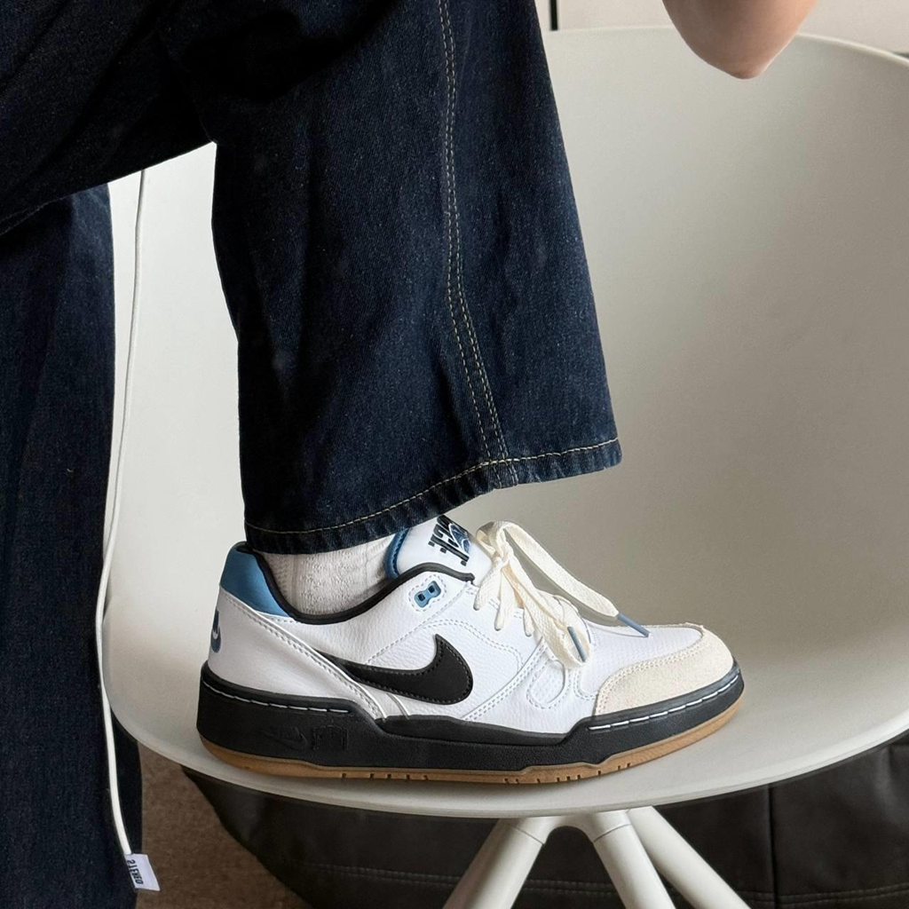 Giày Nike Full Force Low ‘White Black Aegean Storm’ HJ7973-100 - Ảnh 4