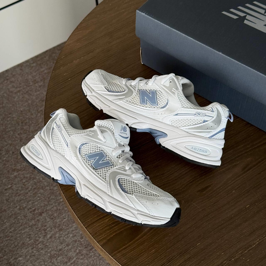 Giày New Balance 530 Running ‘White Purple’ GR530JWD - Ảnh 4