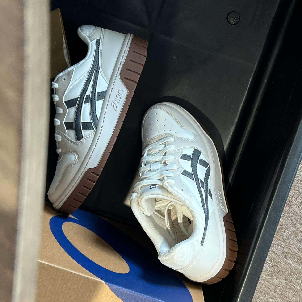 Giày Asics Court MZ 2.0 ‘Cream White Gray’ 1203A405-102 - Ảnh 5