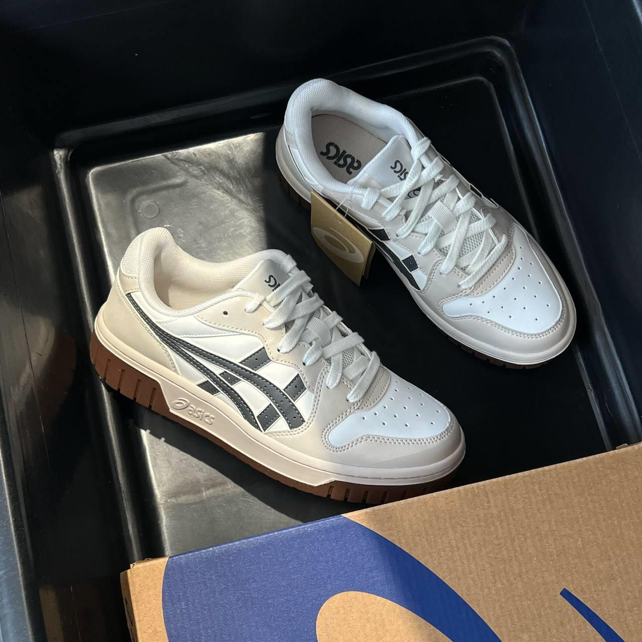 Giày Asics Court MZ 2.0 ‘Cream White Gray’ 1203A405-102 - Ảnh 3