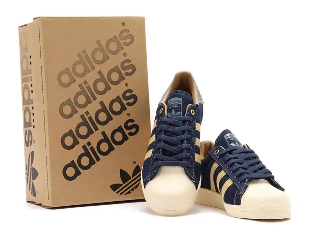 Alternative view of Giày Adidas Superstar 82 ‘Denim Oat’ JH5577