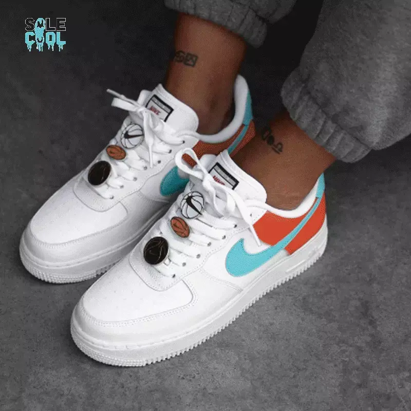 Giày Nike Air Force 1 Low Wmns SE ‘Basketball’ AA0287-106 - Ảnh 3
