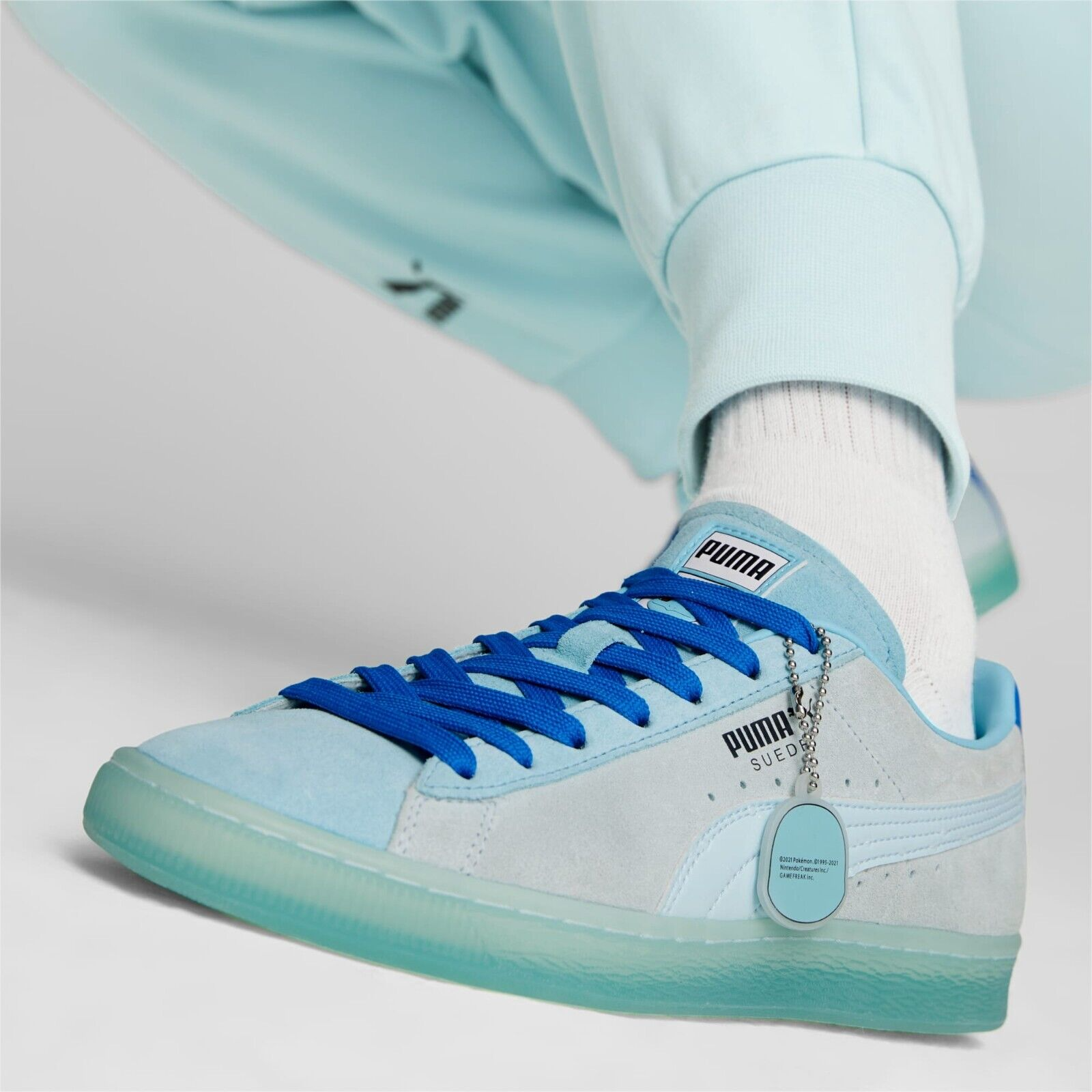 Alternative view of Giày Puma Suede ‘Pokémon Squirtle’ 387326-01