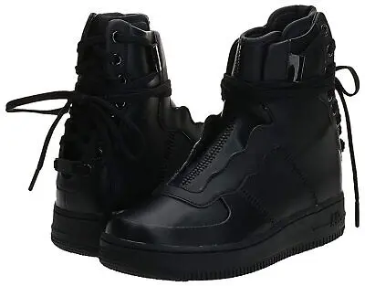 Giày Nike Air Force 1 Rebel XX ‘Triple Black’ AO1525-001 - Ảnh 3