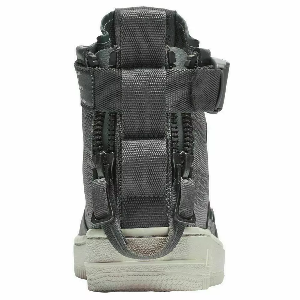 Alternative view of Giày Nike SF Air Force 1 Mid GS ‘Dark Grey Bone’ AJ0424-002