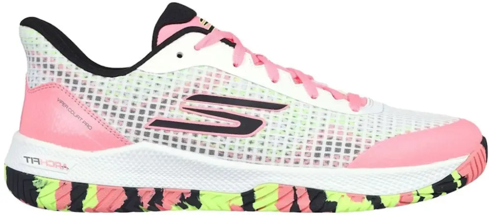 Giày Skechers Viper Court Pro ‘White Pink Black’ 246069C-WMLT