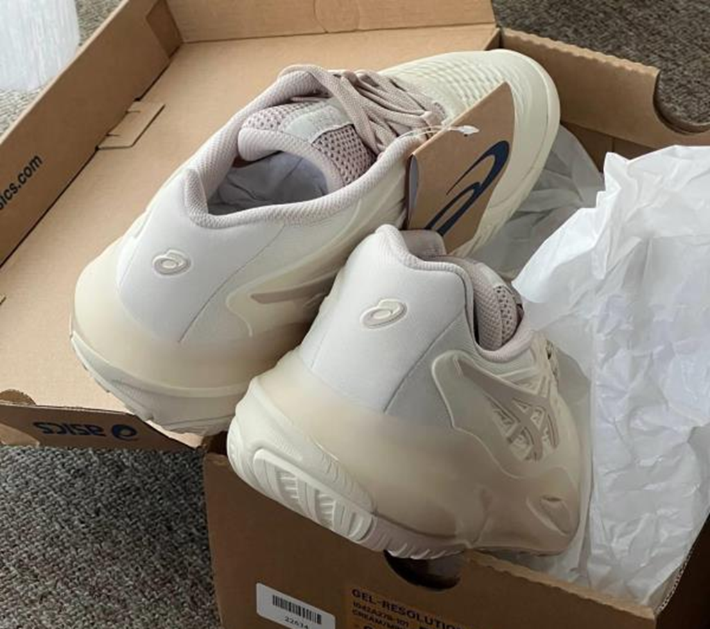 Giày Asics GEL-RESOLUTION ‘CREAM BEIGE’ 1042A279-101 - Ảnh 4