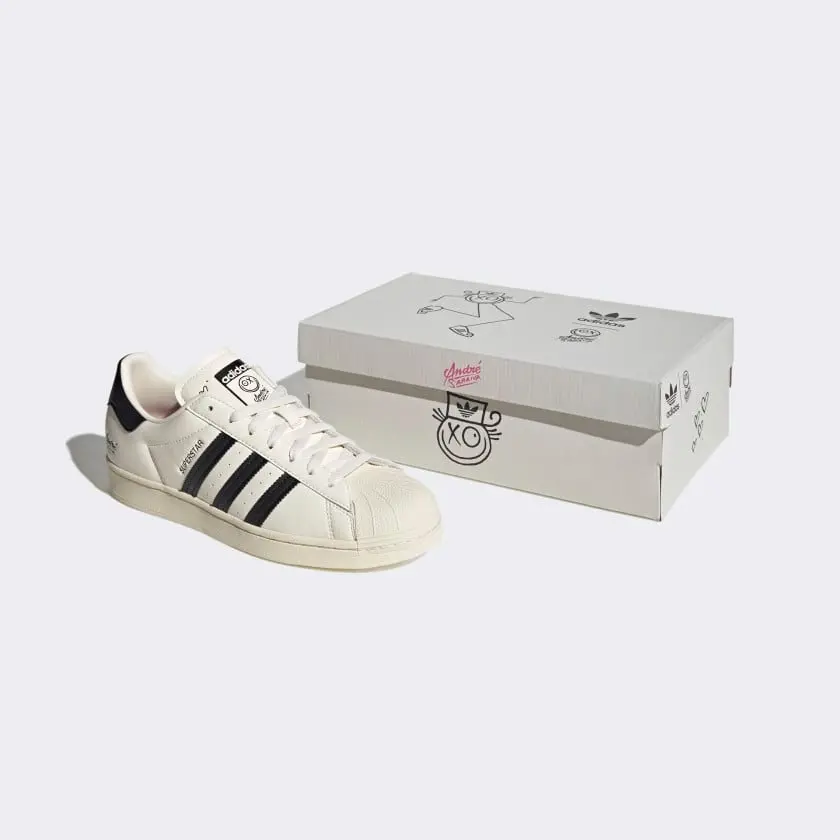 Giày Adidas Superstar ‘André Saraiva Chalk’ GZ2203 - Ảnh 6