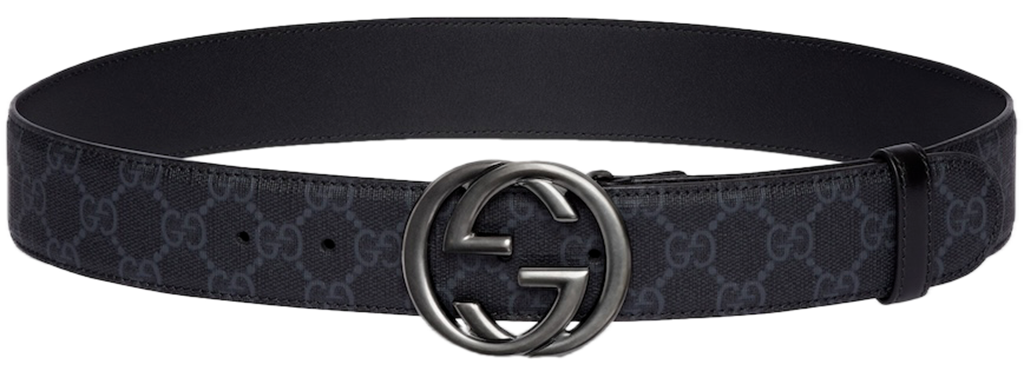 Thắt Lưng Gucci GG Belt Interlocking Buckle ‘Black’ 774153-92TIT-1000
