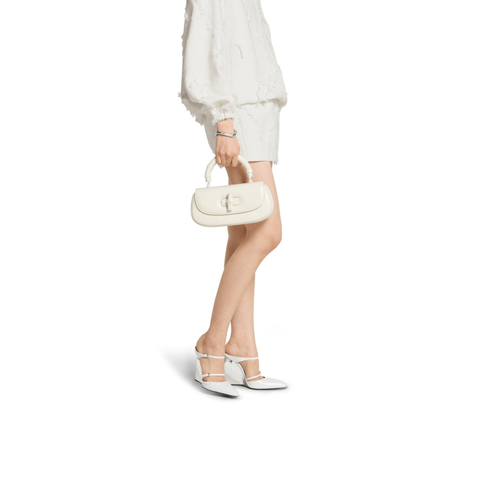 Alternative view of Túi Gucci Bamboo Diva Small Handle Bag ‘White’ 832953-AAEVB-9050