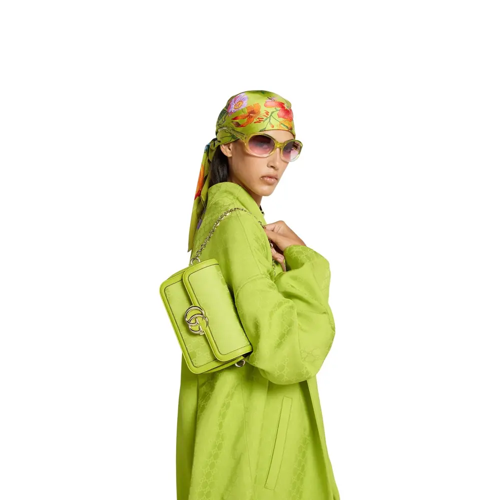 Túi Gucci Go Small Shoulder Bag ‘Bright Green’ 826761-FAEKL-3520 - Ảnh 3