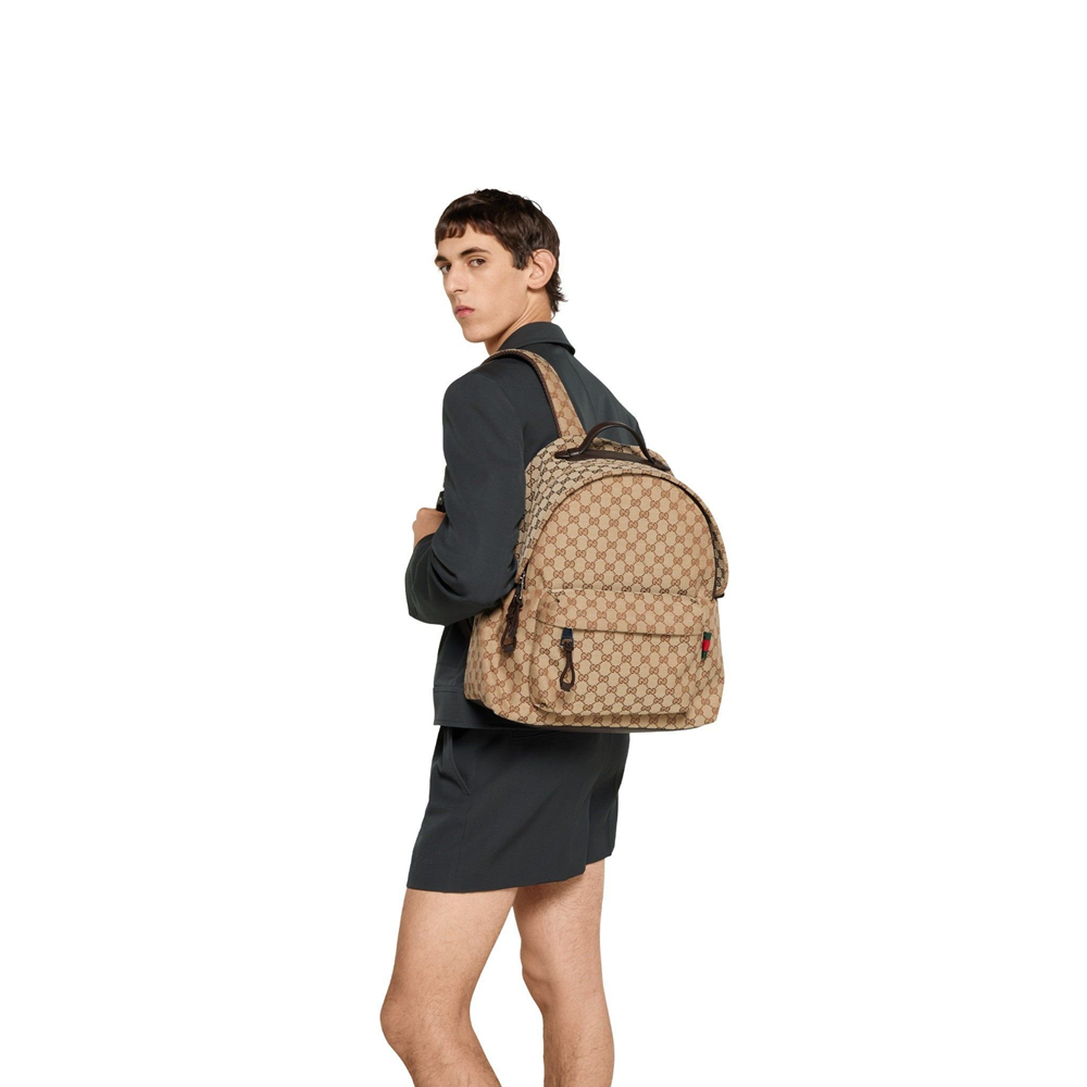 Alternative view of Balo Gucci Medium GG Backpack ‘Beige’ 824624-FAEHZ-9795